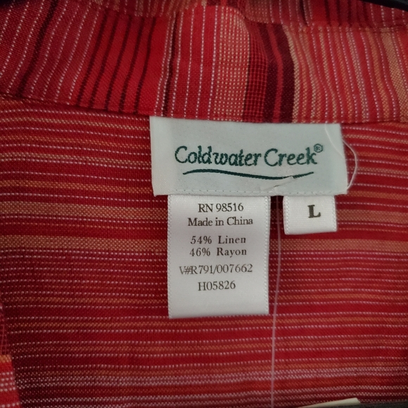 NWT Coldwater Creek Blouse Jacket - Picture 3 of 4